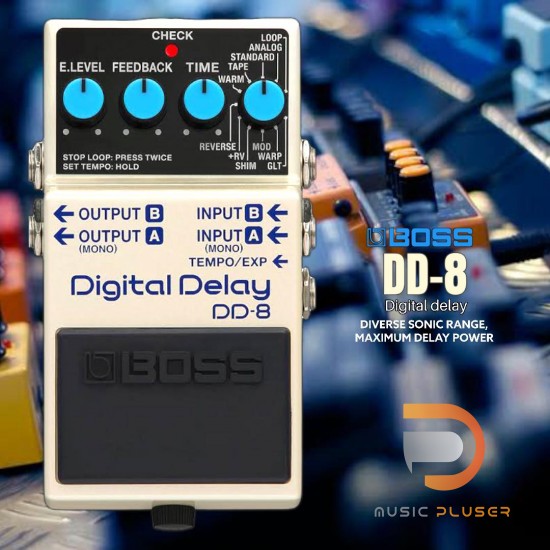 Looper Pedal Boss Pedal Boss DD-8 Digital Delay W/ Power